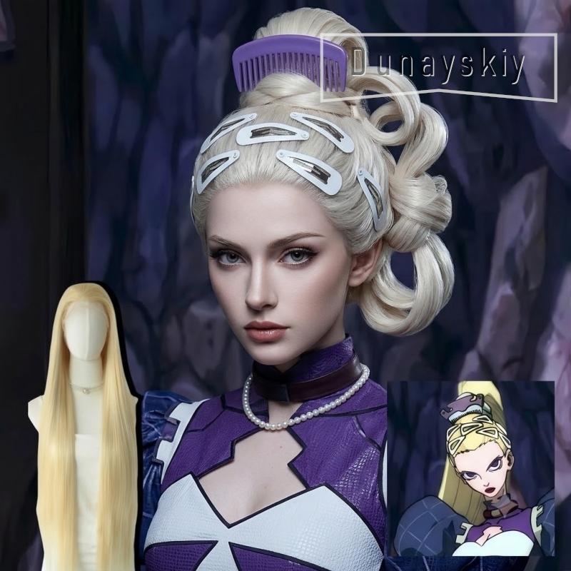 Hair Clips - Weiße Große BB-Haarspangen Cosplay 100cm Perücke
