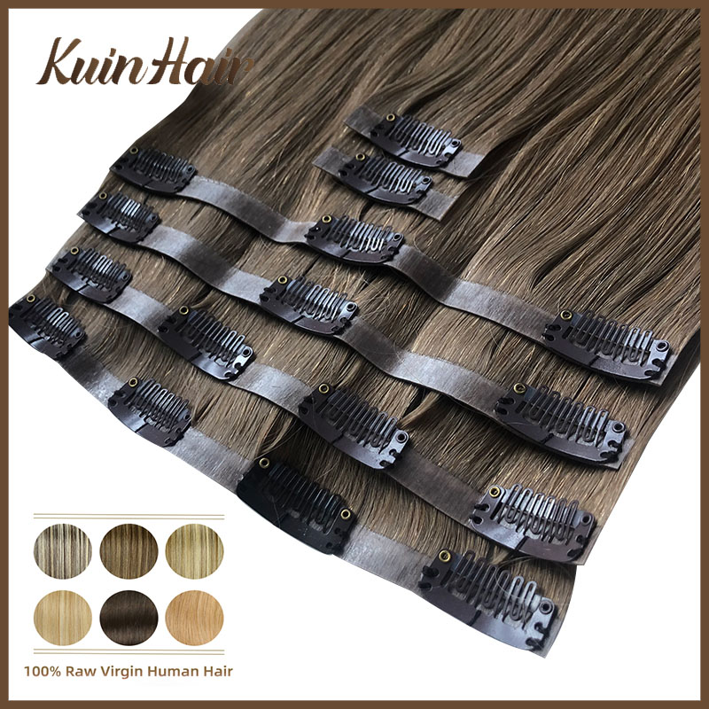 Gerade unsichtbare PU-Clip-in- – Seamless Clip In Hair Extensions Human Hair Bewertung und Preis