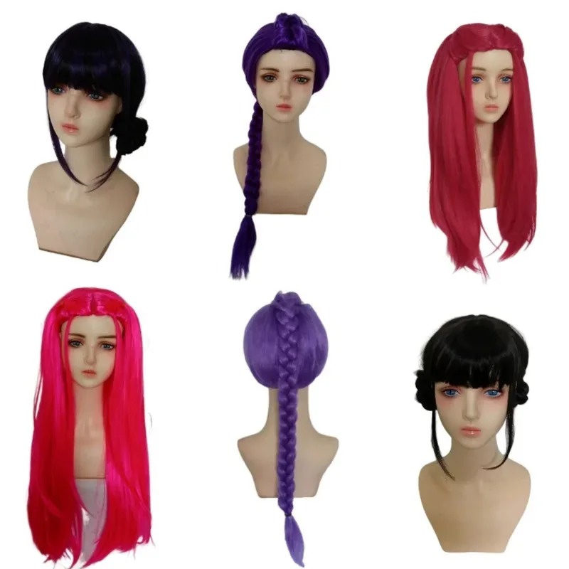 Halloween-Gruppen-Cosplay-Perü – Synthetic Wigs Bewertung und Preis