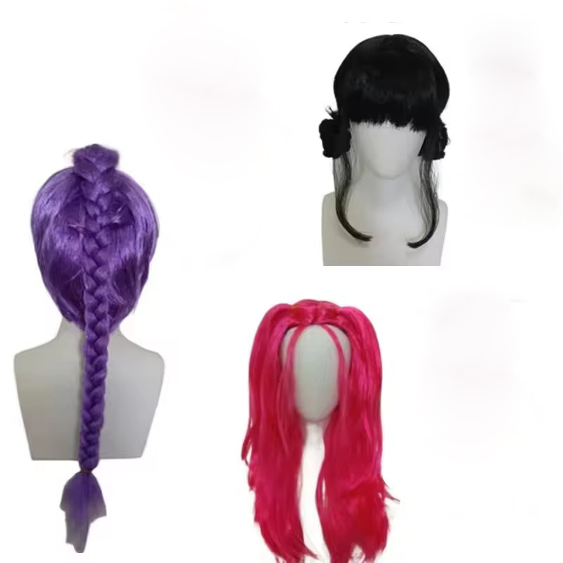 Halloween-Gruppen-Cosplay-Perü – Synthetic Wigs Bewertung und Preis