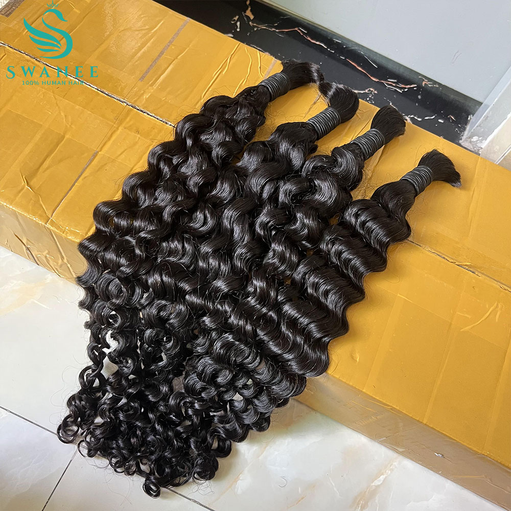 Wasserwellen-Echthaar-Bulk (10 – Water Wave Bulk Human Hair For Braiding Bewertung und Preis