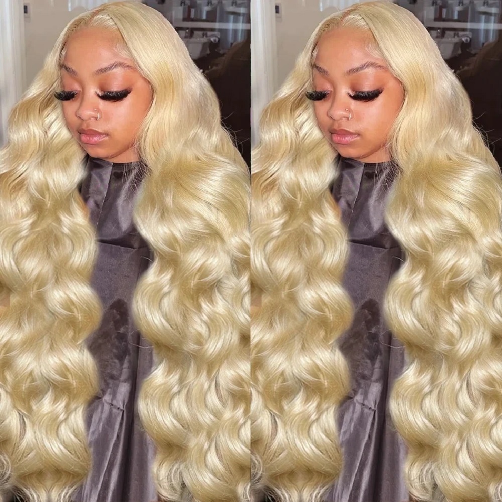 46 Zoll HD Blonde 13x4 Lace Fr – 613 Blonde Body Wave Lace Front Wig Bewertung und Preis